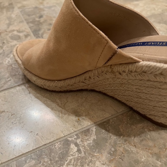 Stuart Weitzman Tan Wedge Slide - Picture 3 of 6